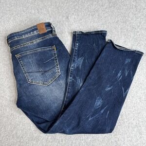 BKE Buckle Jeans Womens 29x24 (31x24) Blue Denim Crop Stella Low Rise Straight